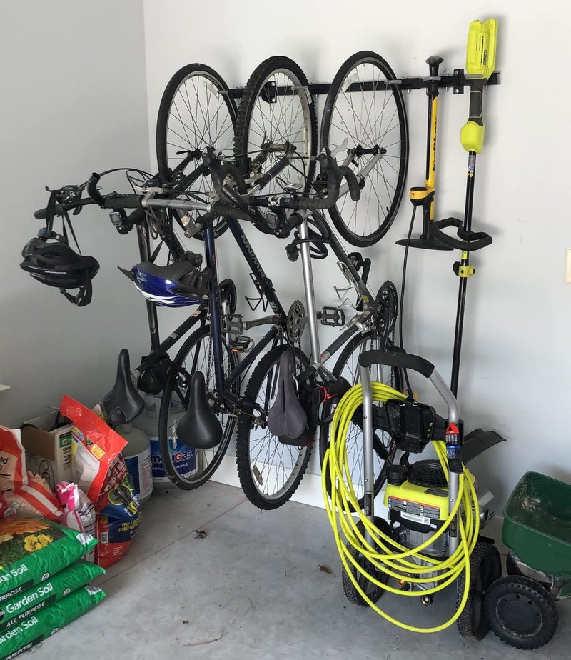 StoreYourBoard Bike Storage Rack â€“ Heavy Duty Garage Bike Rack for 5 Bicycles, Space-Saving Vertical Bike Rack, Adjustable Wall Bike Mount for Garage Organizer, Bicycle Hanger, Holds 300 lbs - Image 5